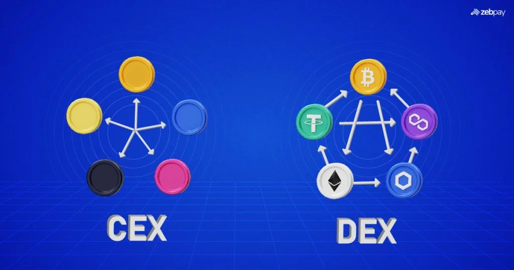Centralized Exchange vs Decentralized Exchange: CEXs & DEXs Explained