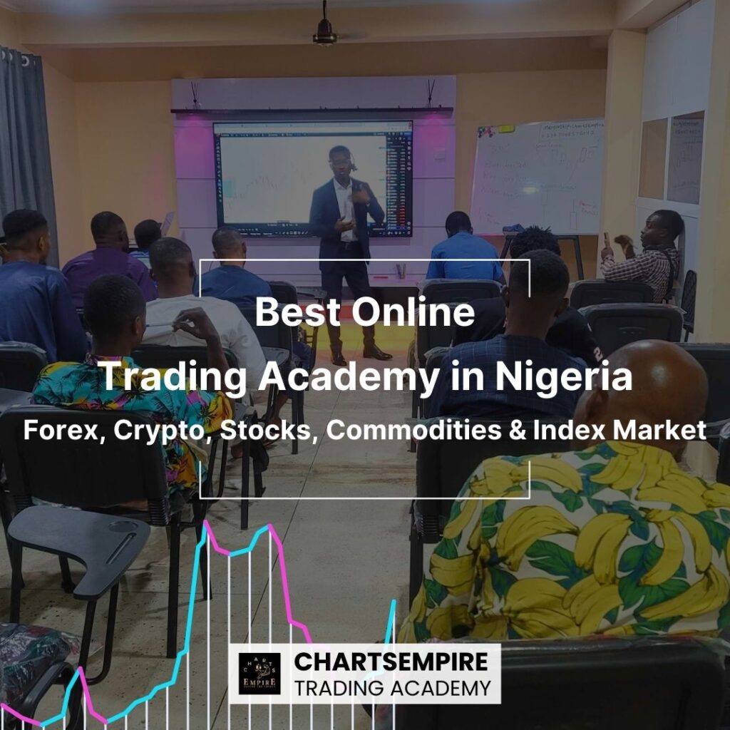 Best Online Trading Academy in Nigeria - Learn Forex, Crypto, Stocks, Commodities & Index Market If you are looking for the best online trading academy in Nigeria, congratulations. You just walked right in. At ChartsEmpire Academy, we’ve set the new standard for online trading education. With the best millionaire tutors in Nigeria, a proven curriculum, and unmatched resources, you have everything you need to succeed. Plus, we’ve been recognised internationally by platforms like WION and CGTN for our innovative approach to trading education. Join us now and see why we’re the best place to learn trading online in Nigeria. Come make money in trading